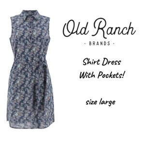 Old Ranch Brands Kenai Shirt Dress with Pockets